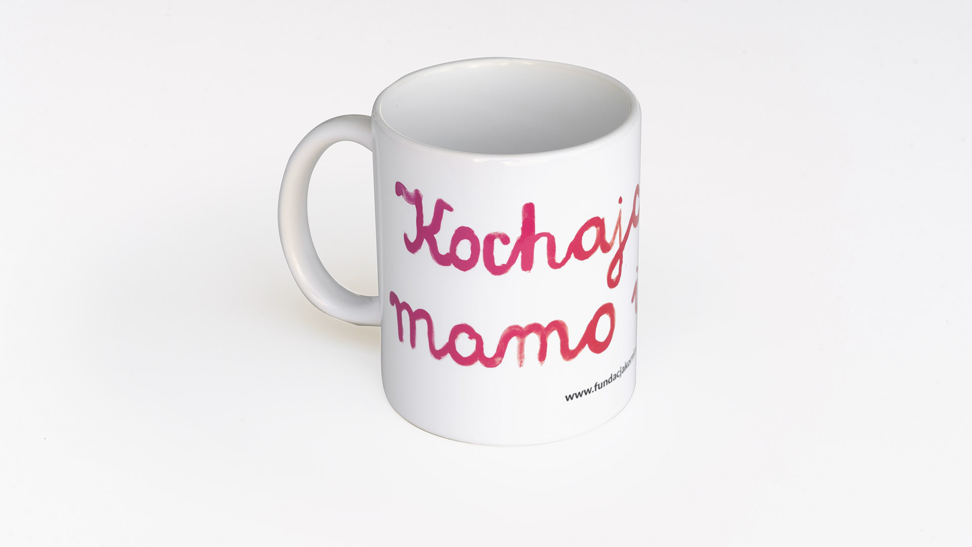 Kubek &quot;Kochajcie się mamo i tato&quot;