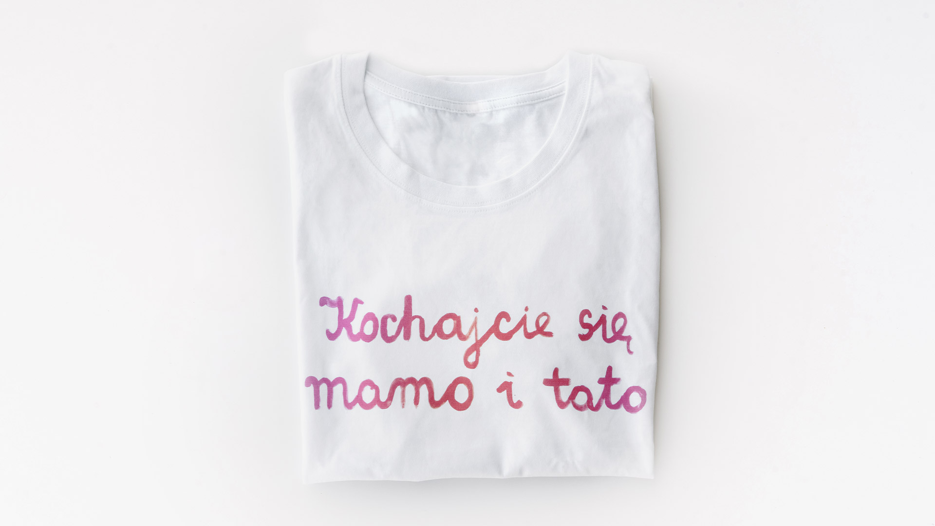 Poduszka &ldquo;Kochajcie się mamo i tato&quot;