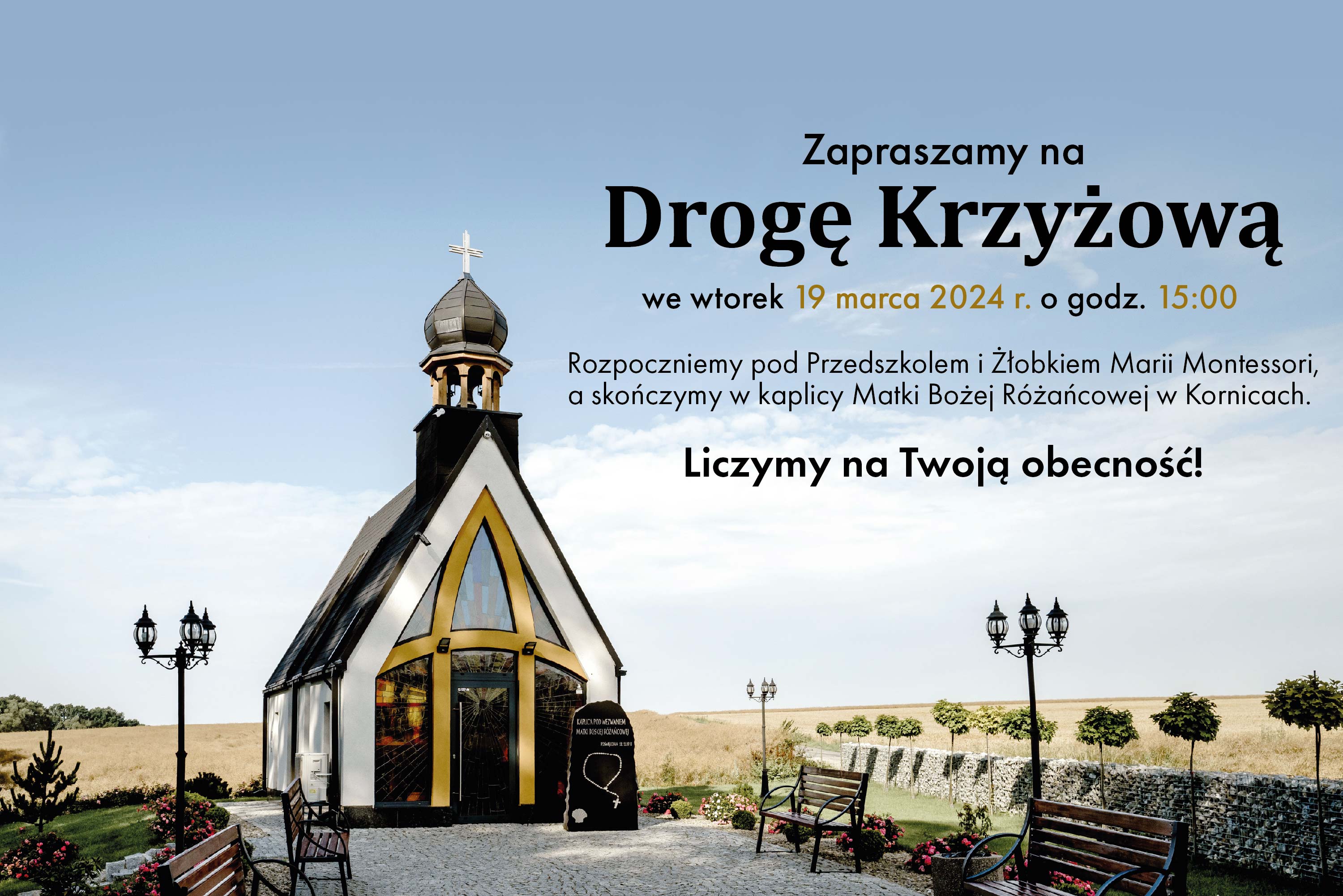 Zapraszamy na nabożeństwo Drogi Krzyżowej 