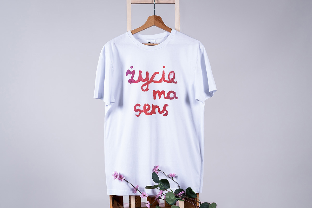 T-shirt męski &quot;życie ma sens&quot;