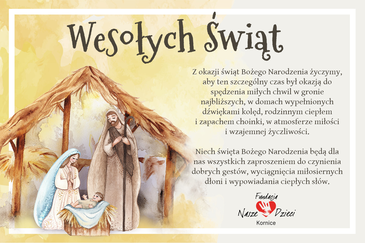 Wesołych świąt Bożego Narodzenia! 